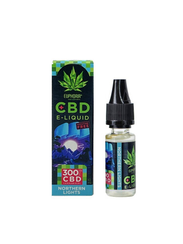 Euphoria CBD E-liquid Northern Lights with 300 mg of CBD (Cannabidiol) -  CBD and hemp products